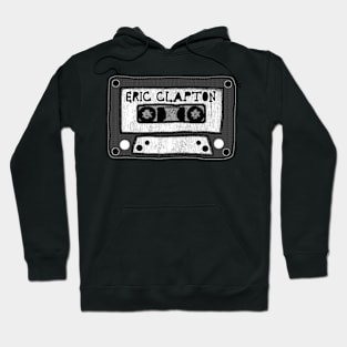 clapton cassette black and white Hoodie